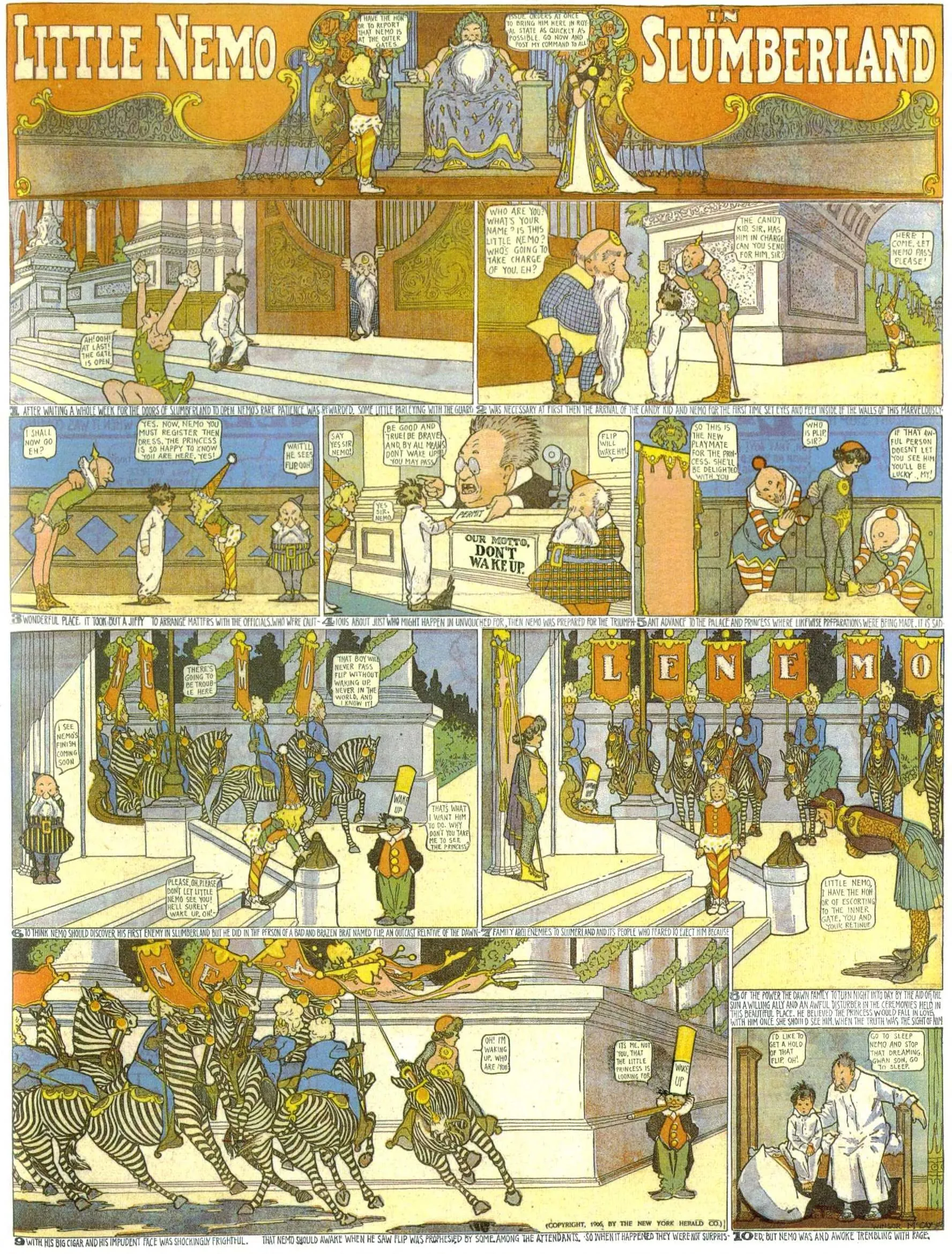 Nemo Meets Flip, Panel 1, left